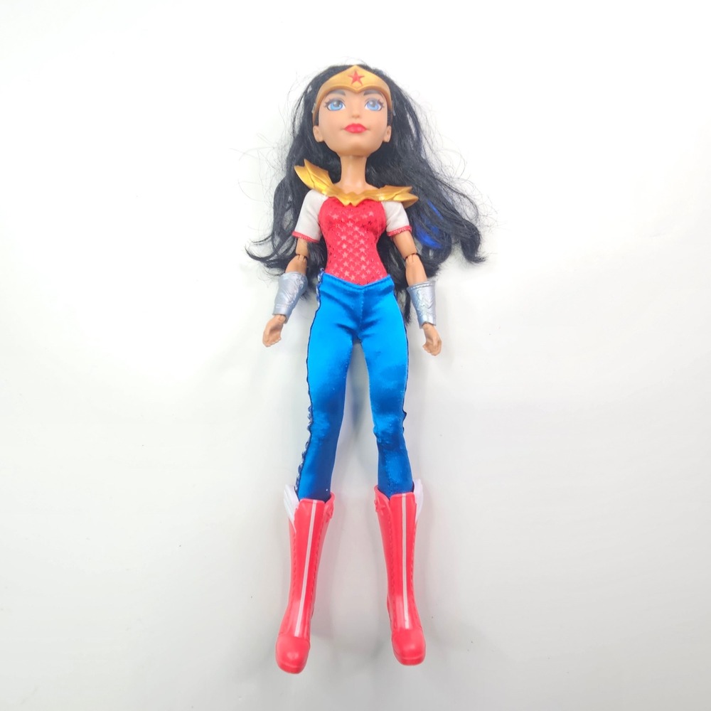 Mattel DC Super Hero Girls Wonder Woman Doll Kids 12 Inch Red Blue Gold Action